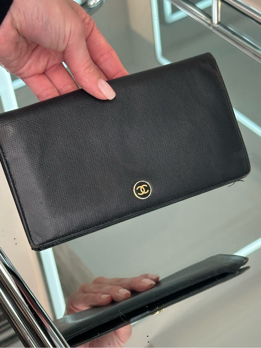 Vintage Chanel Bi-fold Continental Wllet